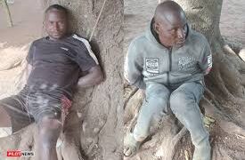 Four suspected kidnappers suspected to have kidnapped 2 Catholic priests of the Pankshin diocese, Jos, Plateau State, and North Central Nigeria. 