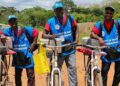 COTE D’IVOIRE HEALTH WORKERS BIKE TO COMBAT MALARIA IN VILLAGES