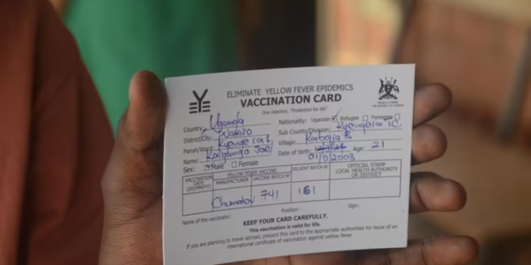 UGANDA TACKLES YELLOW FEVER WITH NEW TRAVEL REQUIREMENT