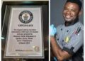 GHANAIAN CHEF FAKES GUINNESS WORLD RECORDS AWARD.