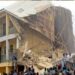 2-STOREY SCHOOL BUILDING COLLAPSES IN JOS, TRAPS STUDENTS