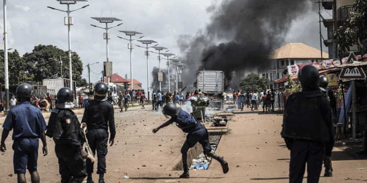 AT LEAST THREE DIE IN POST-ELECTION PROTESTS IN MAURITANIA.