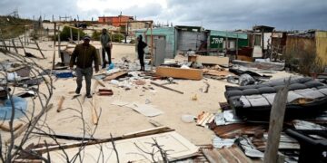 NEARLY 1,000 HOMES IN CAPE TOWN DESTROYED BY STORMS.