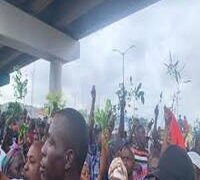 OYO DEMOLITION; RESIDENTS PROTEST AT STATE SECRETARIAT