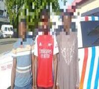 THREE SUSPECTS ARRESTED WITH HUMAN TONGUES IN LAGOS TAXI.