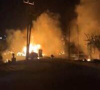 FIRE RAZES SHOPS IN IBADAN.