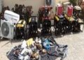 NIGERIA’S EFCC NABS 40 SUSPECTED INTERNET FRAUDSTERS, RECOVERS FETISH ITEMS.