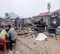 2 CHILDREN DIE AS NIGHT FIRE RAZES MAKESHIFT ESTATE IN RIVERS STATE.