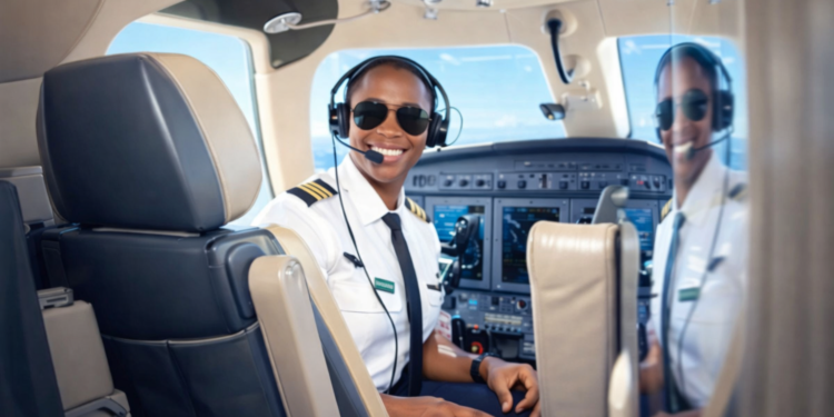 CUSTOMS’ FIRST FEMALE PILOT GETS US COMMERCIAL LICENCE.
