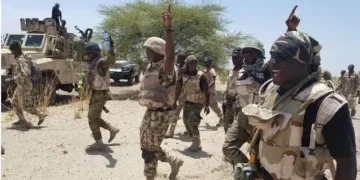 TROOPS ARREST FIVE IN BORNO STATE AS STRAY BULLET KILL 15-YEAR-OLD GIRL.