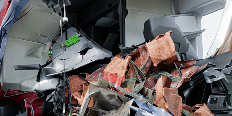TRAGIC: LUXURIOUS NIGHT BUS FROM LAGOS TO ENUGU CRASHES, KILLS DRIVER, CONDUCTOR AND TWO PASSENGERS