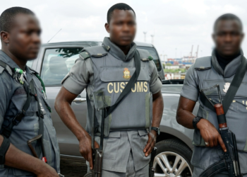 CUSTOMS INTERCEPT LUXURY BUS CONVEYING MILITARY UNIFORMS.