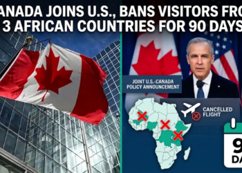 CANADA JOINS US, BANS VISITORS FROM 3 AFRICAN COUNTRIES FOR 90 DAYS