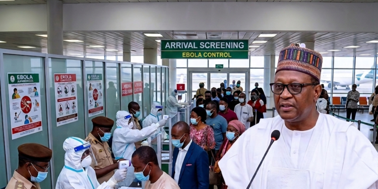 EBOLA ALERT: FG TIGHTENS AIRPORT, BORDER SCREENING