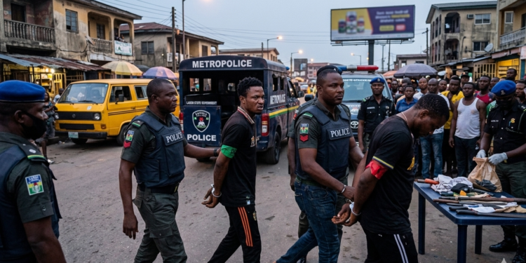 METROPOLICE ARREST FOUR SUSPECTED CULTISTS, HITMEN IN LAGOS STATE.