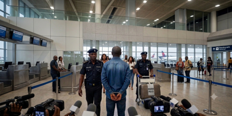 POLICE NAB CANADA RETURNEE AT LAGOS AIRPORT OVER 2025 ₦150M BURGLARY