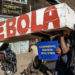 KENYANS ARRESTED PROTESTING US EBOLA CENTRE.