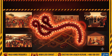 DANGER SPOTS FOR EBOLA FEVER INFECTION.