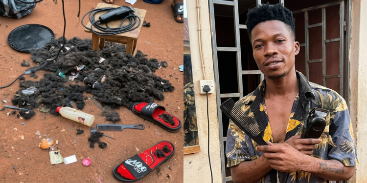 POLICE ARREST BARBER OVER ALLEGED RITUAL HAIR